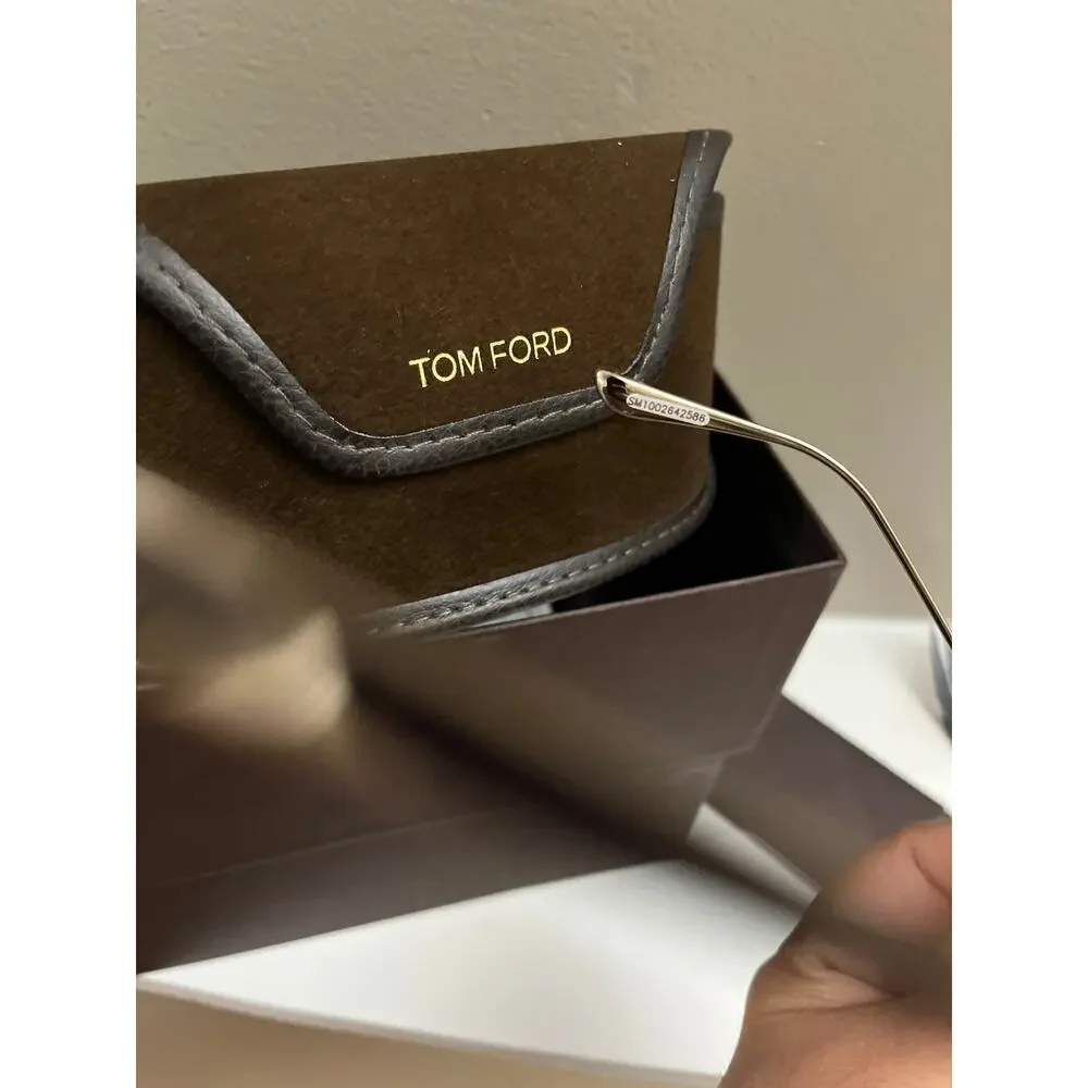 Tom Ford Jessie 50MM Aviator metal Sunglasses $1300